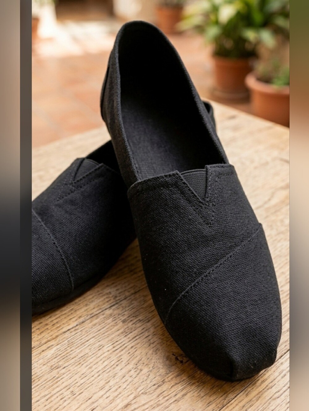 Alpargatas- Black Canvas Slip-On Espadrille Flats- Brand New- Originals from 🇦🇷